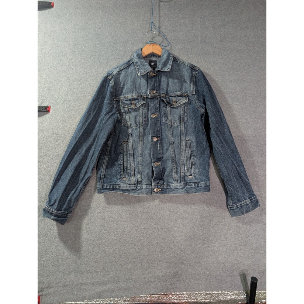 Gap Denim Jacket Medium Blue Wash Trucker Jean Jacket Women's Classic Style